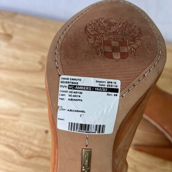 Vince Camuto Booties Womens Ambers Soft Leather Peep Toe Back Zipper Cone Heels - Picture 9 of 12